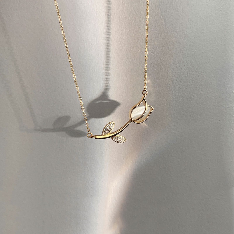 Paslanmaz Çelik Gül ve Lale De - Birth Flower Necklace incelemesi ve fiyatı