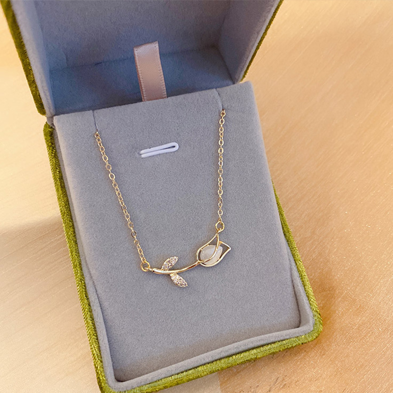 Paslanmaz Çelik Gül ve Lale De - Birth Flower Necklace incelemesi ve fiyatı