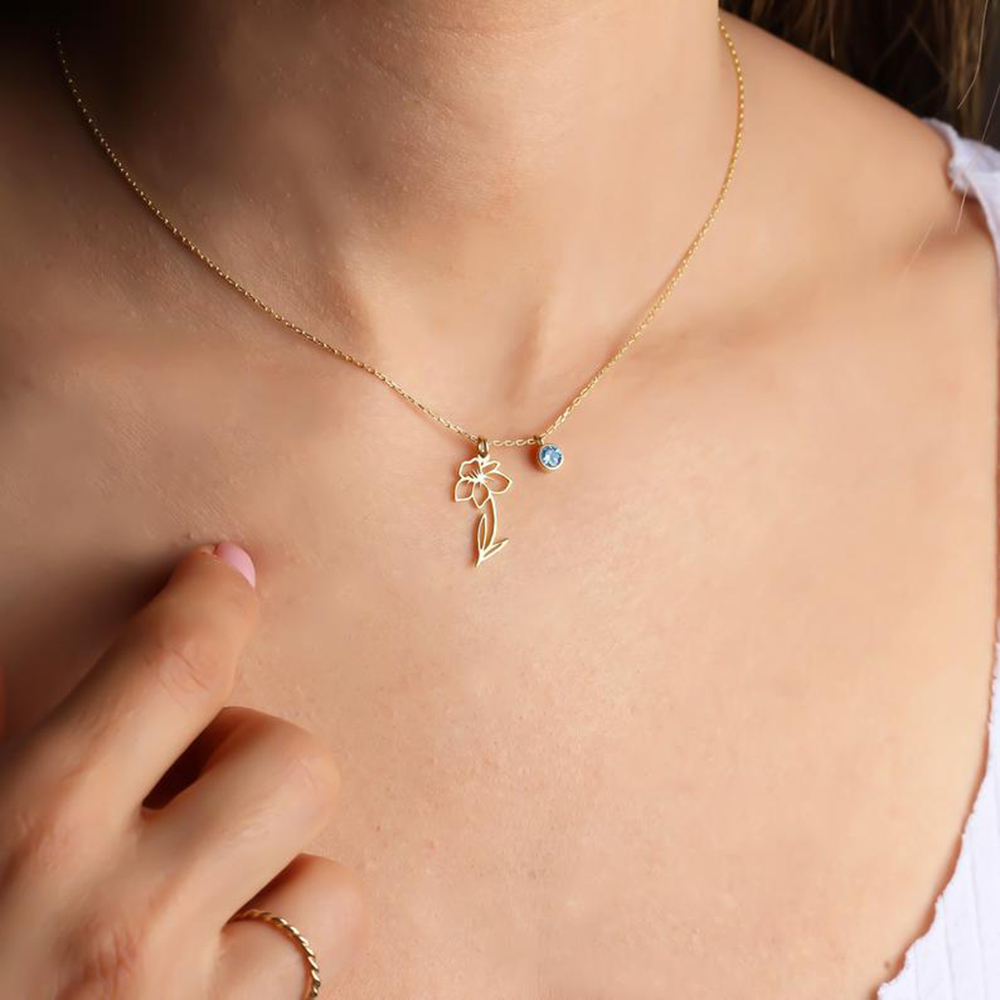 Kişiye Özel Doğum Günü Hediyes - Birth Flower Necklace incelemesi ve fiyatı